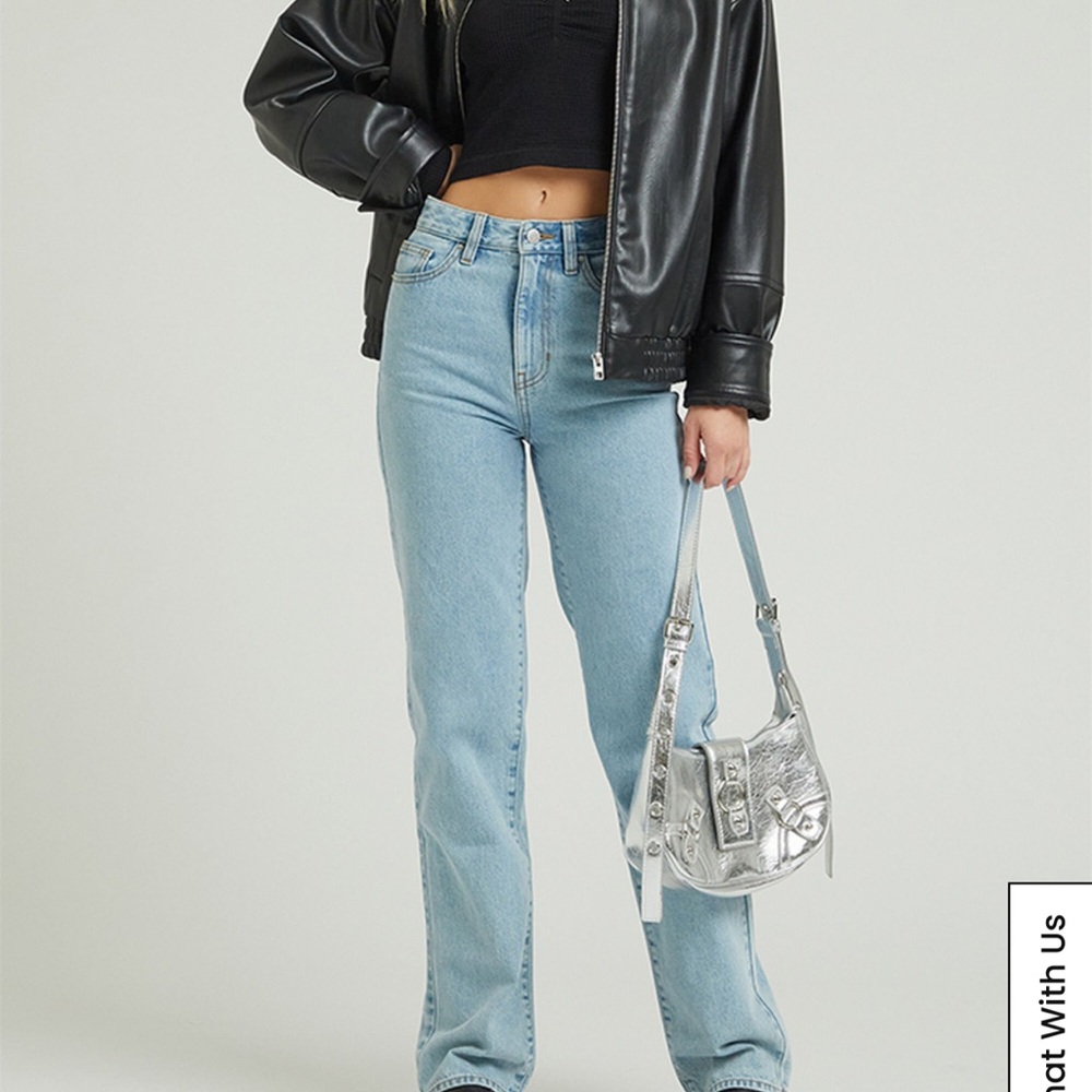 PacSun light indigo 90 boyfriend jeans